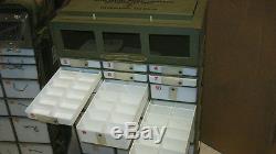 32x20x11 Case 22 Drawer Insert Unit for Aluminum Military Medical Supply Chest 
