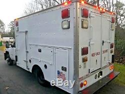 08 CHEVY 3500 HD 4x4 UTILITY/SERVICE /MEDICAL EQUIP TRANSPORT TRUCK X CLEAN 4WD