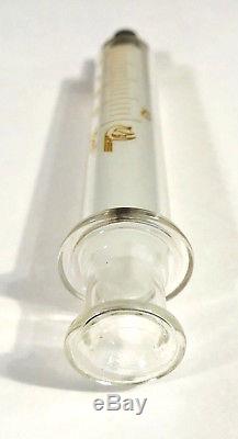 10 mL 10 cc GLASS SYRINGE LUER LOCK TIP TO SLIP TIP NEW NEVER USED FREE S&H USA