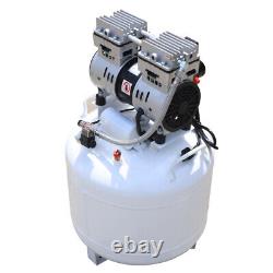 115Psi 40L Portable Dental Air Compressor Oil Free Silent Air Pump Noiseless