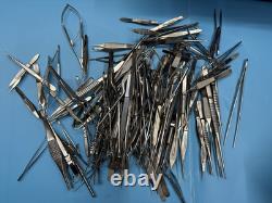 130X Medical Instruments Micro Scissors-Iris Needle Holders Forceps Tweezers