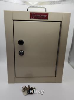 15W x 8D x 12H Medium Narcotics Cabinet Double Door/Double Lock Beige Harloff