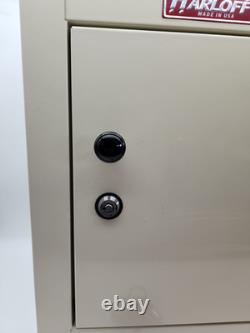 15W x 8D x 12H Medium Narcotics Cabinet Double Door/Double Lock Beige Harloff