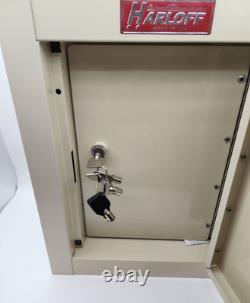 15W x 8D x 12H Medium Narcotics Cabinet Double Door/Double Lock Beige Harloff