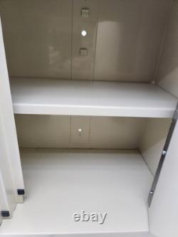 15W x 8D x 12H Medium Narcotics Cabinet Double Door/Double Lock Beige Harloff