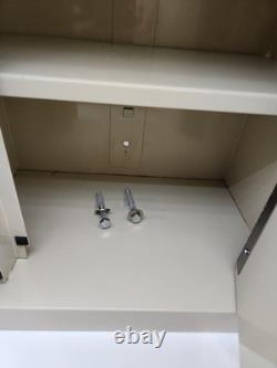 15W x 8D x 12H Medium Narcotics Cabinet Double Door/Double Lock Beige Harloff