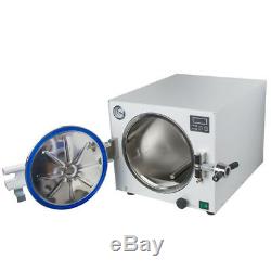 18L 900W Medical Dental Steam Sterilizer Autoclave Pressure Equipment Leb Use US