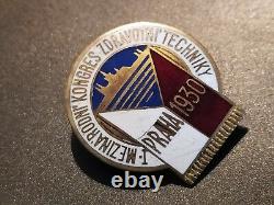 1930 Member Badge I. International Congress Of Medical And Health Equipment