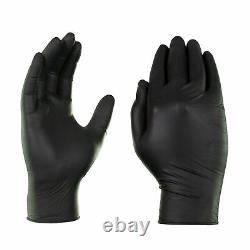 1st Choice Black Nitrile Disposable Exam/Medical Gloves 3 Mil, Latex-Free, 1000