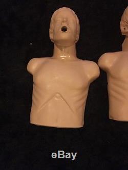(2) Two Simulaids Adult Sani CPR Manikins