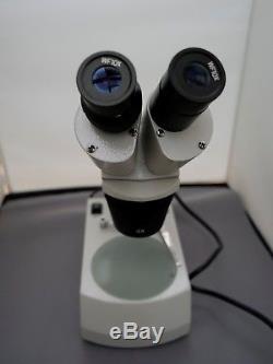 20X-40X Stereo Binocular Microscope mains incident/transmitted light source