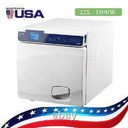 22L Dental Autoclave Steam Sterilizer Medical Sterilization Equipment Safety Use