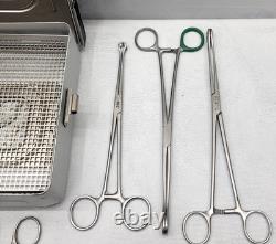 25 Piece Aesculap OR Surgical Mediceal Instruments Aesculap Sterilization Tray