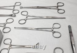 25 Piece Aesculap OR Surgical Mediceal Instruments Aesculap Sterilization Tray