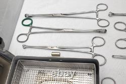 25 Piece Aesculap OR Surgical Mediceal Instruments Aesculap Sterilization Tray