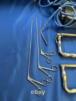 26 Piece Pilling, Weck, etc. ENT Laryngoscopy Instrument Set with Genesis Case