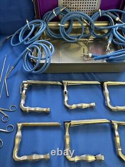 26 Piece Pilling, Weck, etc. ENT Laryngoscopy Instrument Set with Genesis Case