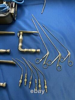 26 Piece Pilling, Weck, etc. ENT Laryngoscopy Instrument Set with Genesis Case