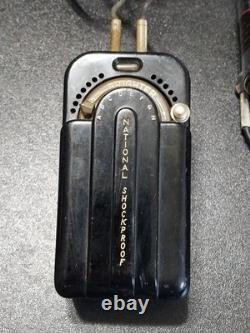 2x Antique Medical Equipment 1920's+ National Electric Shock-Proof Controller