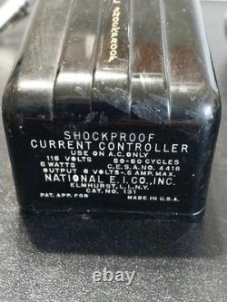 2x Antique Medical Equipment 1920's+ National Electric Shock-Proof Controller