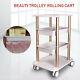 3-Layer Trolley Stand Medical Rolling Cart 4 Wheel Salon Beauty Spa Equipment