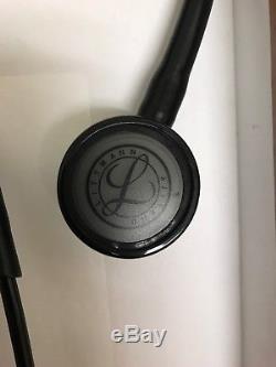 3M Littmann Cardiology III Stethoscope, Black Plated Chestpiece/Eartubes, 27 IN