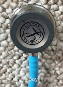 3M Littmann Classic III Monitoring Stethoscope, Turquoise Tube 27, inch, 5835