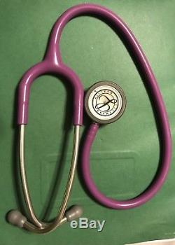 3M Littmann Classic III Purple Stethoscope Pre Owned Perfect Condition