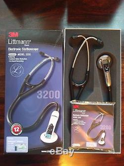 3M Littmann Electronic Stethoscope 3200 Black