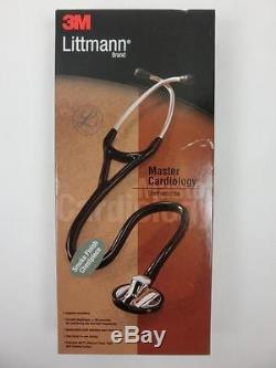 3M Littmann Master Cardiology Stethoscope, Smoke-Finish Chestpiece, Black 2176