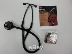 3M Littmann Master Cardiology Stethoscope, Smoke-Finish Chestpiece, Black 2176