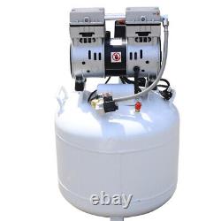 40L 115PSI Oil Free Air Compressor Noiseless Oilless Air pump For Dental Medical
