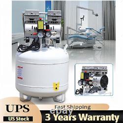 40L Air Compressor 750W Oil Free Air Compressor For Medical Dental Use