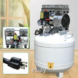 40L Medical Dental Air Compressor Silent Noiseless Oil Free Oilless Portable NEW