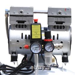 40L Portable Dental Air Compressor Oil Free Silent Air Pump 115 PSI