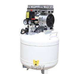 40Liter Portable Dental Air Compressor Oil Free Silent Air Pump Noiseless 110V