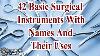 42 Basic Surgical Instruments With Names And Their Uses