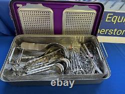 43 Piece Codman Laparotomy Set with Retractors Genesis Sterilization Case/Tray