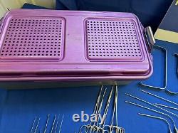 43 Piece Codman Laparotomy Set with Retractors Genesis Sterilization Case/Tray