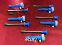5 Pcs Laparoscopic Disposable Trocar Cannula 10mm Endoscopy Surgical Instruments