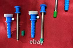 5 Pcs Laparoscopic Disposable Trocar Cannula 10mm Endoscopy Surgical Instruments