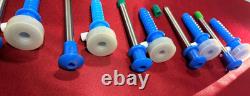 5 Pcs Laparoscopic Disposable Trocar Cannula 10mm Endoscopy Surgical Instruments