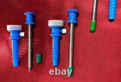 5 Pcs Laparoscopic Disposable Trocar Cannula 10mm Endoscopy Surgical Instruments