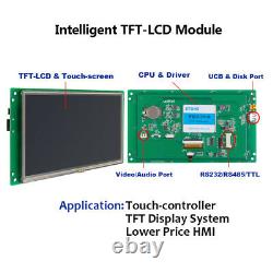 7 HMI TFT LCD With Touch Controller for Machinery Use LCD Display Screen