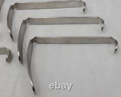 7 Piece Medtronic Nerve Root Retractors Set Sizes 1-4