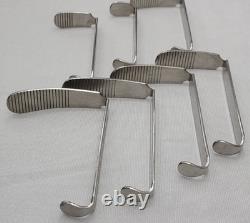 7 Piece Medtronic Nerve Root Retractors Set Sizes 1-4