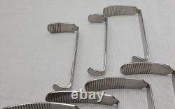 7 Piece Medtronic Nerve Root Retractors Set Sizes 1-4
