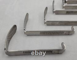 7 Piece Medtronic Nerve Root Retractors Set Sizes 1-4