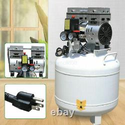 750W Noiseless Oil Free Oilless Air Compressor Portable Dental Chair Device
