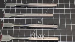 7x LOT Jarit Richards Lorenz Hoke Osteotomes 5/8 1/2 3/8 5/16 surgical 7x LOT Jarit Richards Lorenz Hoke Osteotomes 5/8 1/2 3/8 5/16 surgical